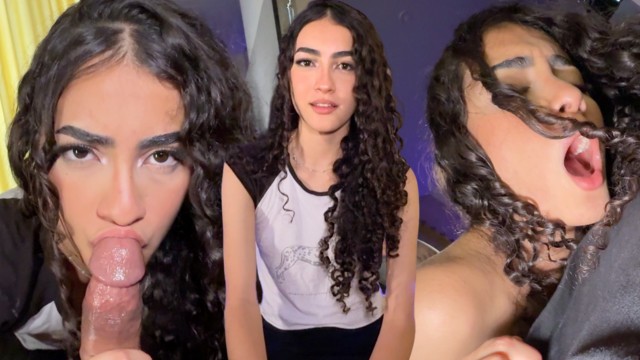Beautiful 18-Year-Old Latina Nervously Records Her First Sex Butt For His Profile.