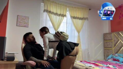 I Am Alone With The Busty Friend Of My Sister. We Fuck Without A Condom, And I End Inside It.