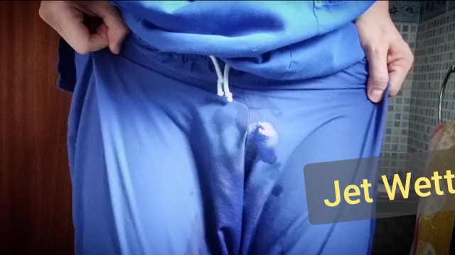 Sightly Holding And Wetting My Scrubs And Boxers
